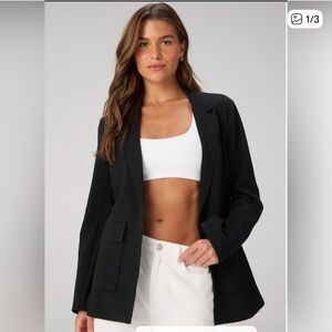 Fabletics LUXE 360 Elegant Black Blazer